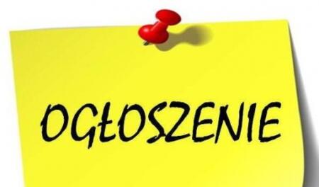 OGŁOSZENIE