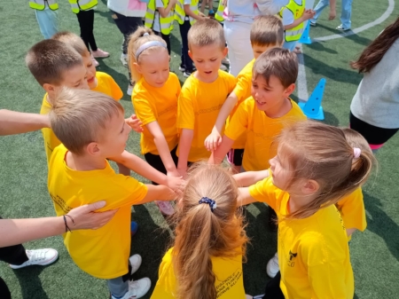 Pszczółki na Olimpiadzie sportowej 