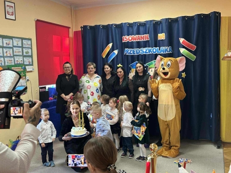 Pasowanie na przedszkolaka w grupie Myszki